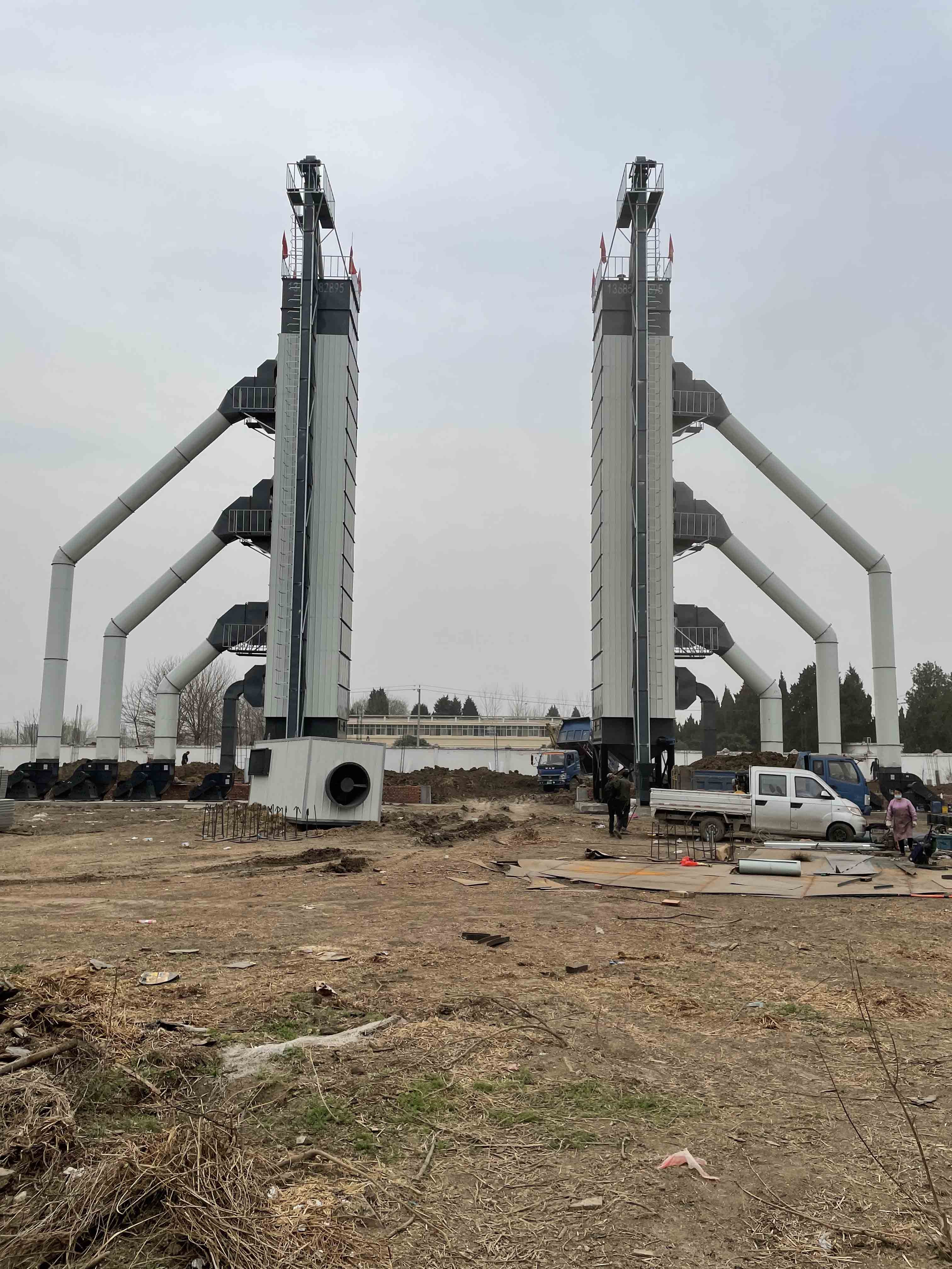 小型玉米烘干塔的工作原理